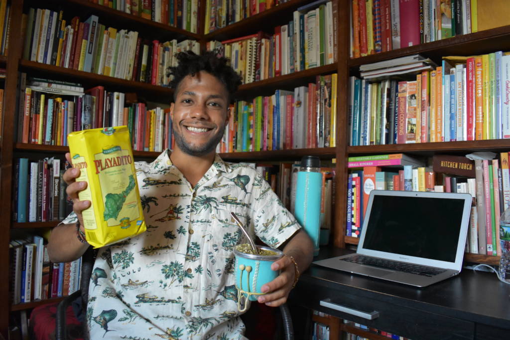 Just a nice gourd of Playadito Yerba Mate and a corny smile