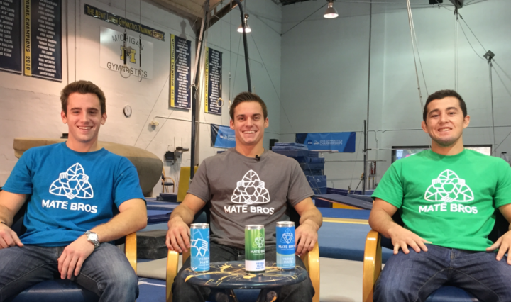 The Founders of MatéBros – Jordan Gaarenstroom, Sam Mikulak and Alex Anunciation